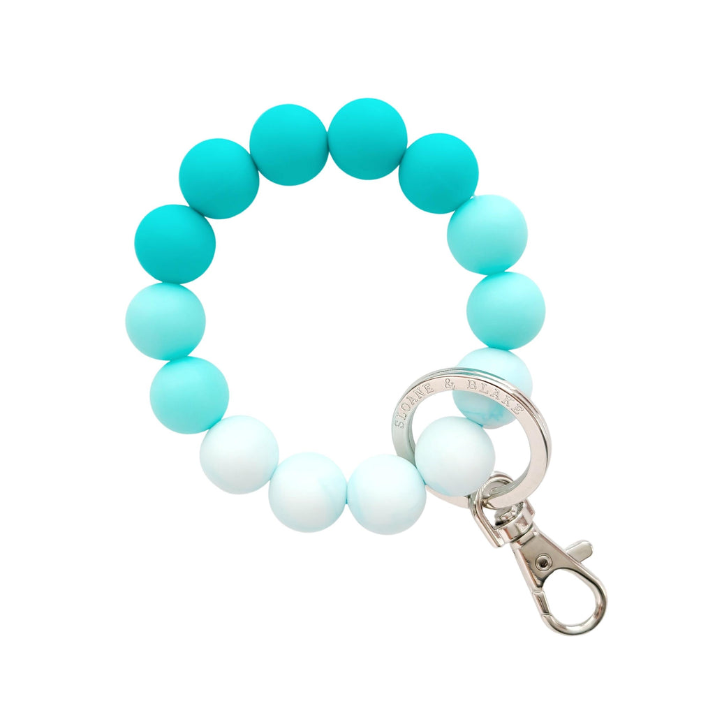 CARIBBEAN BLUE Bracelet Key Ring