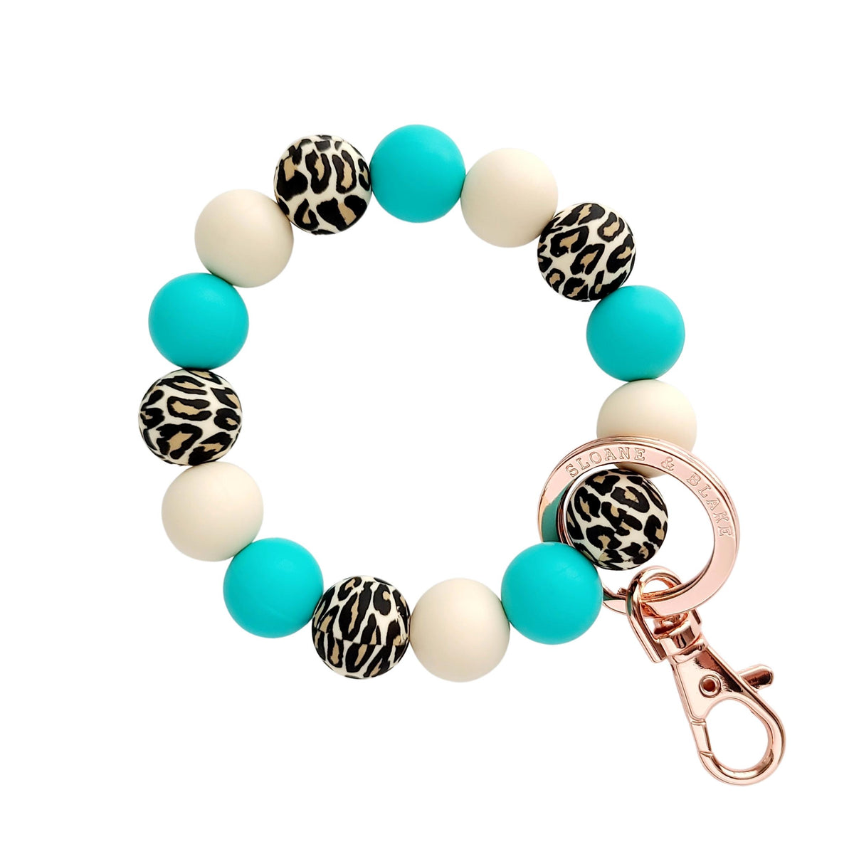 Leopard on sale keychain bracelet