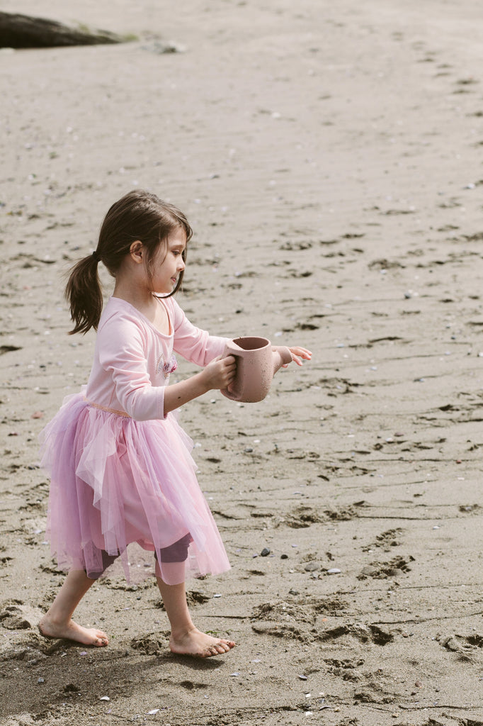 WATERING CAN + RAKE Set - Peach