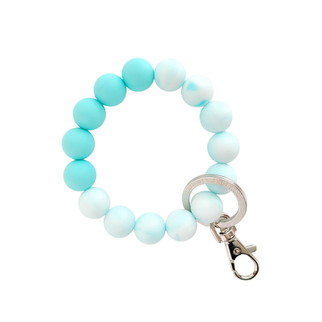CARRARA Bracelet Key Ring - Caribbean Blue
